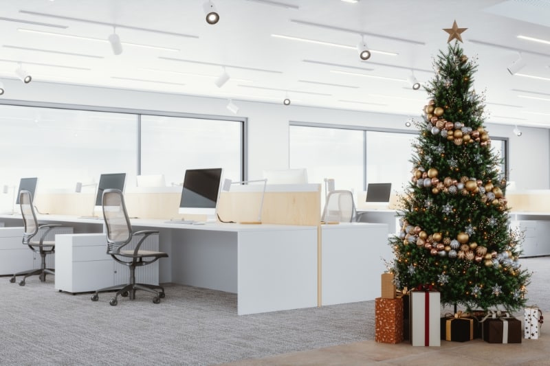 Limpieza de oficinas en Navidad